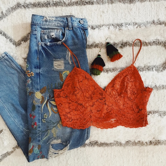 Nasty Gal Tops - 💫3 for $30 | Nasty Gal Burnt Orange Bralette Top